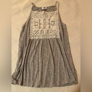 Striped spaghetti top